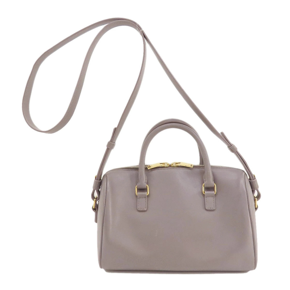 Saint Laurent Leather Duffle Handbag Baby
